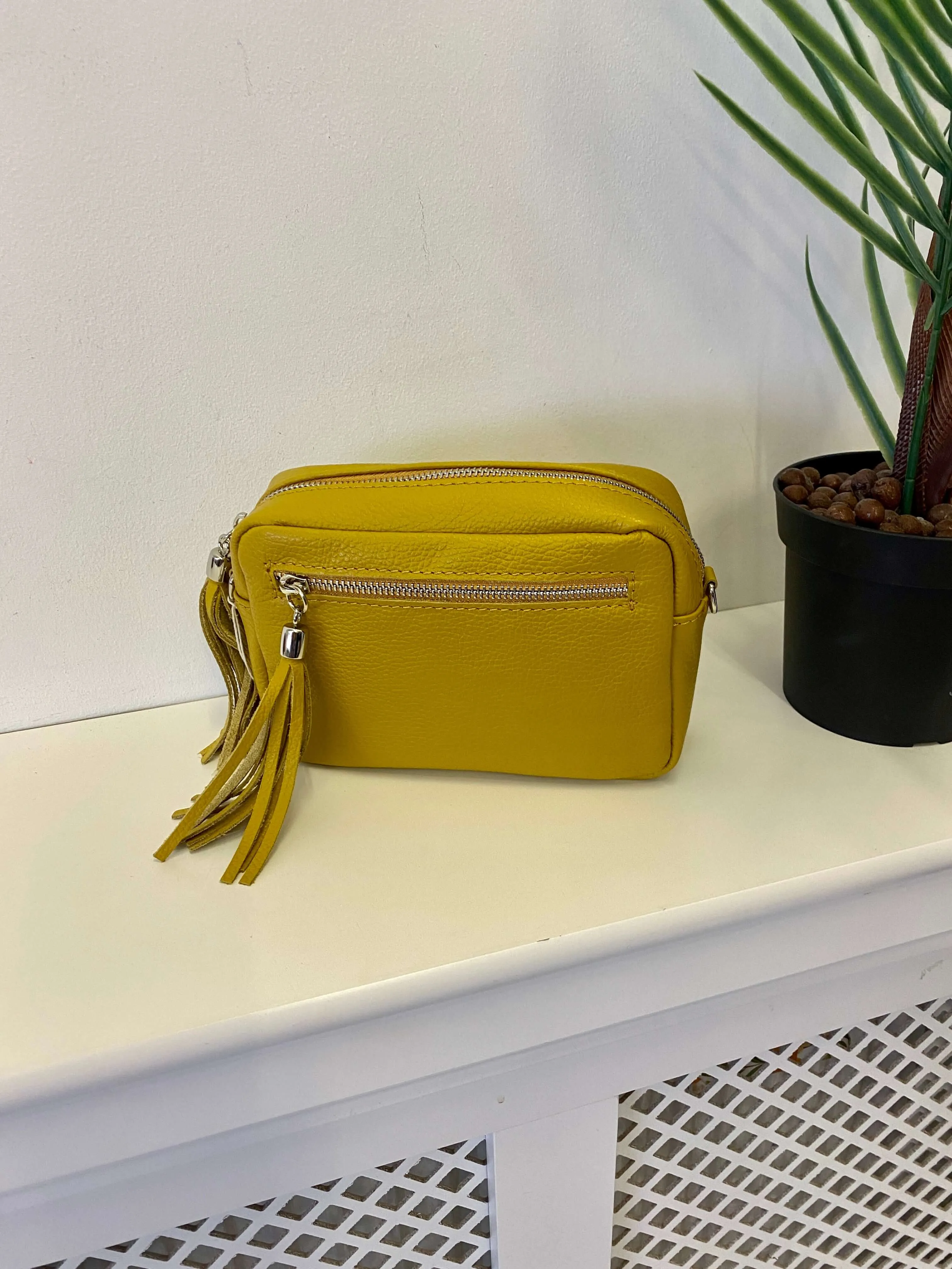 Ladies Leather Tassel Bag