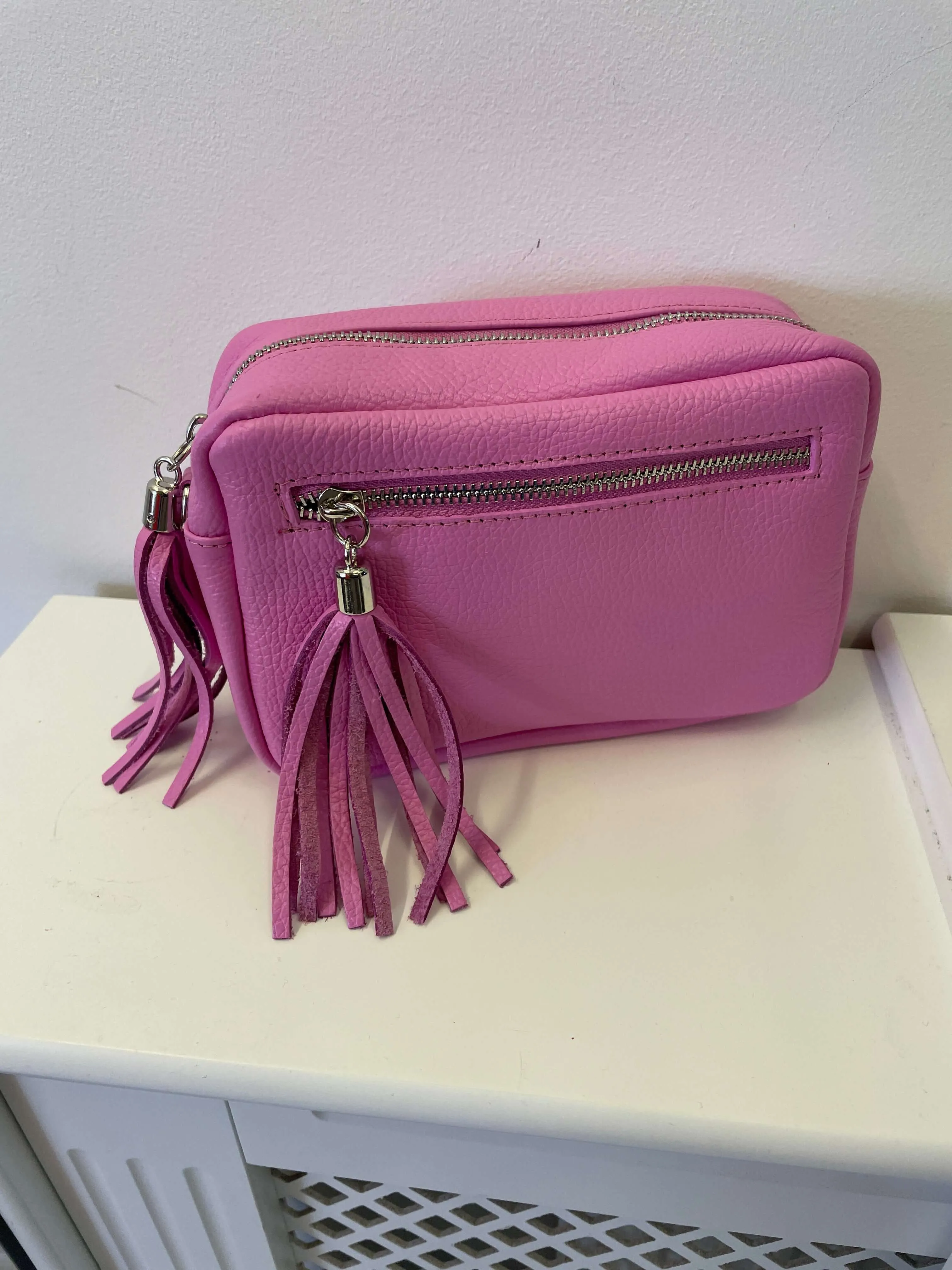 Ladies Leather Tassel Bag