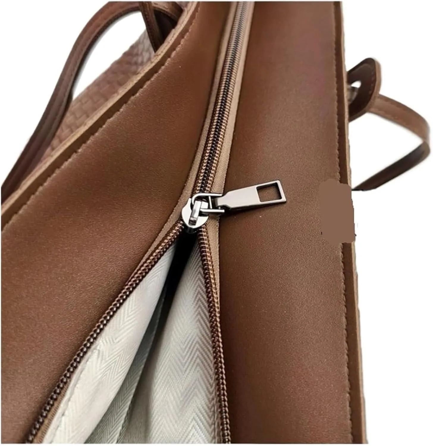 Large Capacity Woven Tote Bag for Women - Retro Summer Shoulder Bag(Beige)