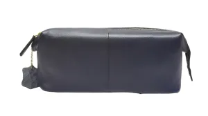 Laveri Genuine Leather New Travel Pouch in Blue