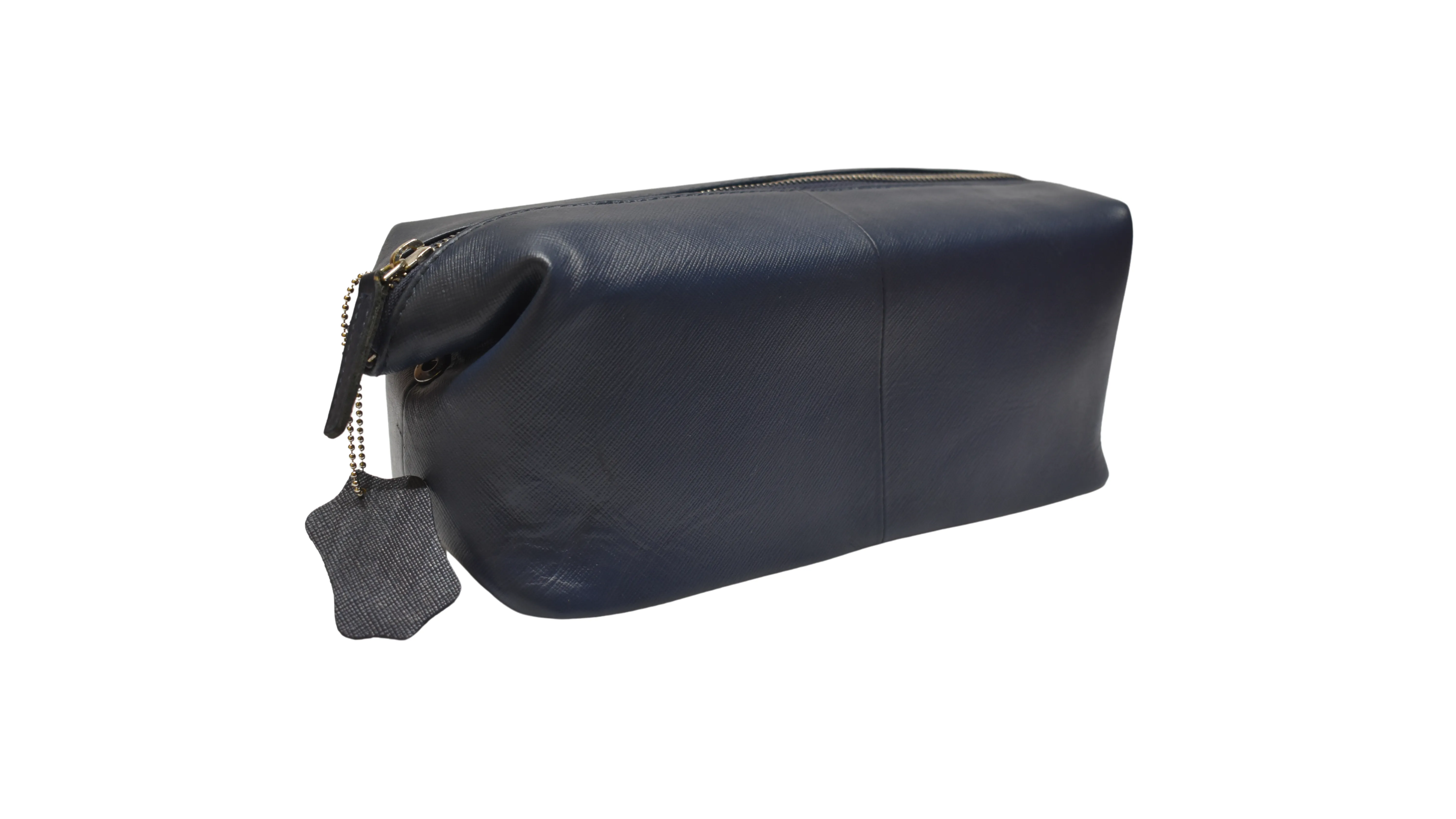 Laveri Genuine Leather New Travel Pouch in Blue