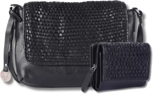 Leather Crossbody bag & Wallets for Women, Small Wallet for Ladies Zipper Coin Purse