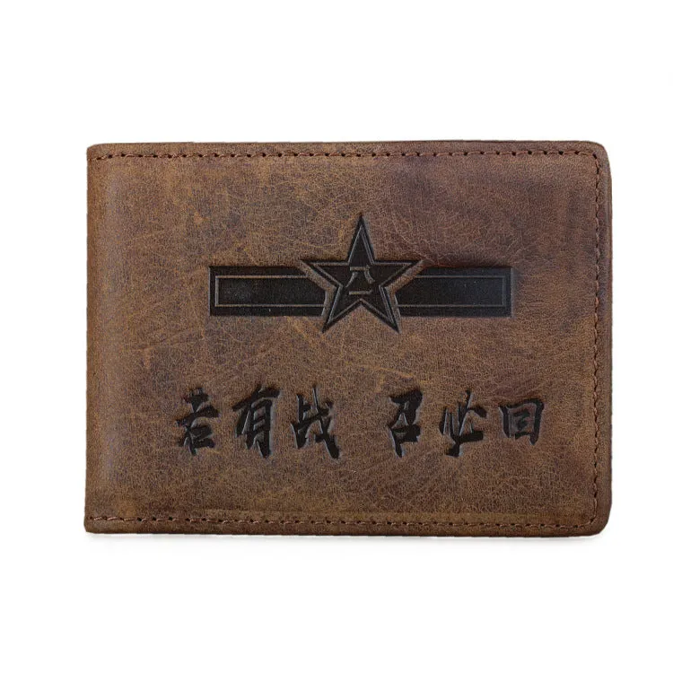 Leather Driving License Comrade In Arms Gift Vintage Card Holder
