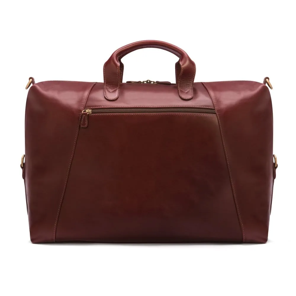 Leather Stafford Explorer Holdall - Dark Tan