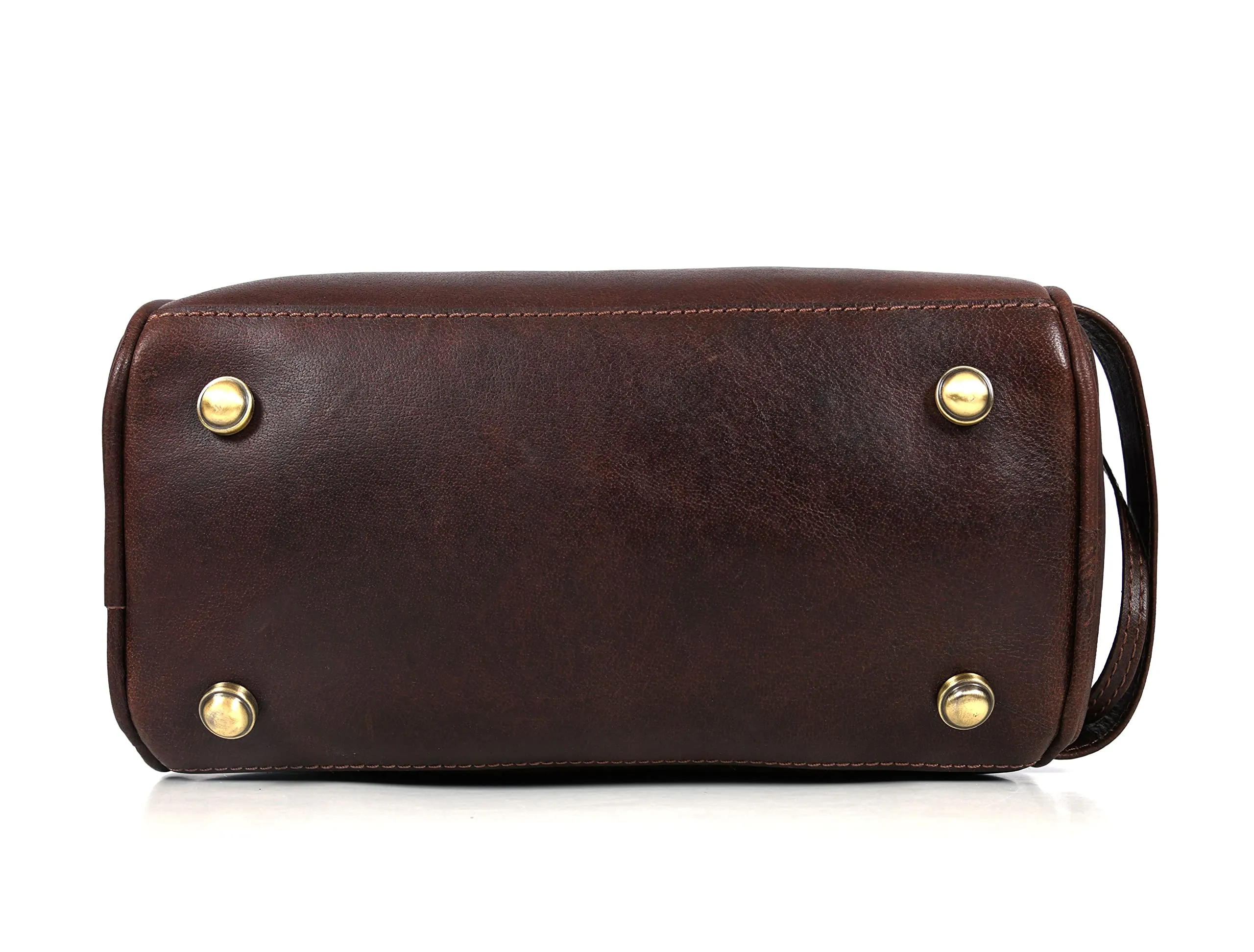 Leather Toiletry Travel Pouch Leather Waterproof Dopp Kit By Aaron Leather Goods