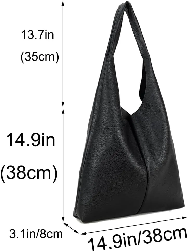 Leather Women's Tote Bag - Ladies Purse, Travel Shopping Hobo Carry Shoulder Bag - Multipurpose Handbag