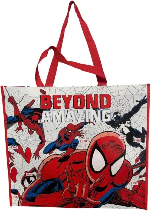Legacy Licensing Partners Marvel's Spiderman Comics Collectable Giant Extra Large 26" inch Reusable Tote Bag