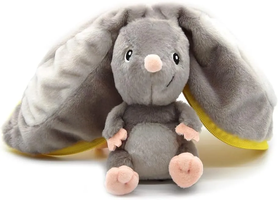 LES DÉGLINGOS Flipetz Rocket The Mouse Plushie - Reversible Lemon to Mouse 2-in-1 Stuffed Animal - 8.5 Inch Kids Transforming Plush Toy Cute, Soft Toy & Collectible Plushie for All Ages