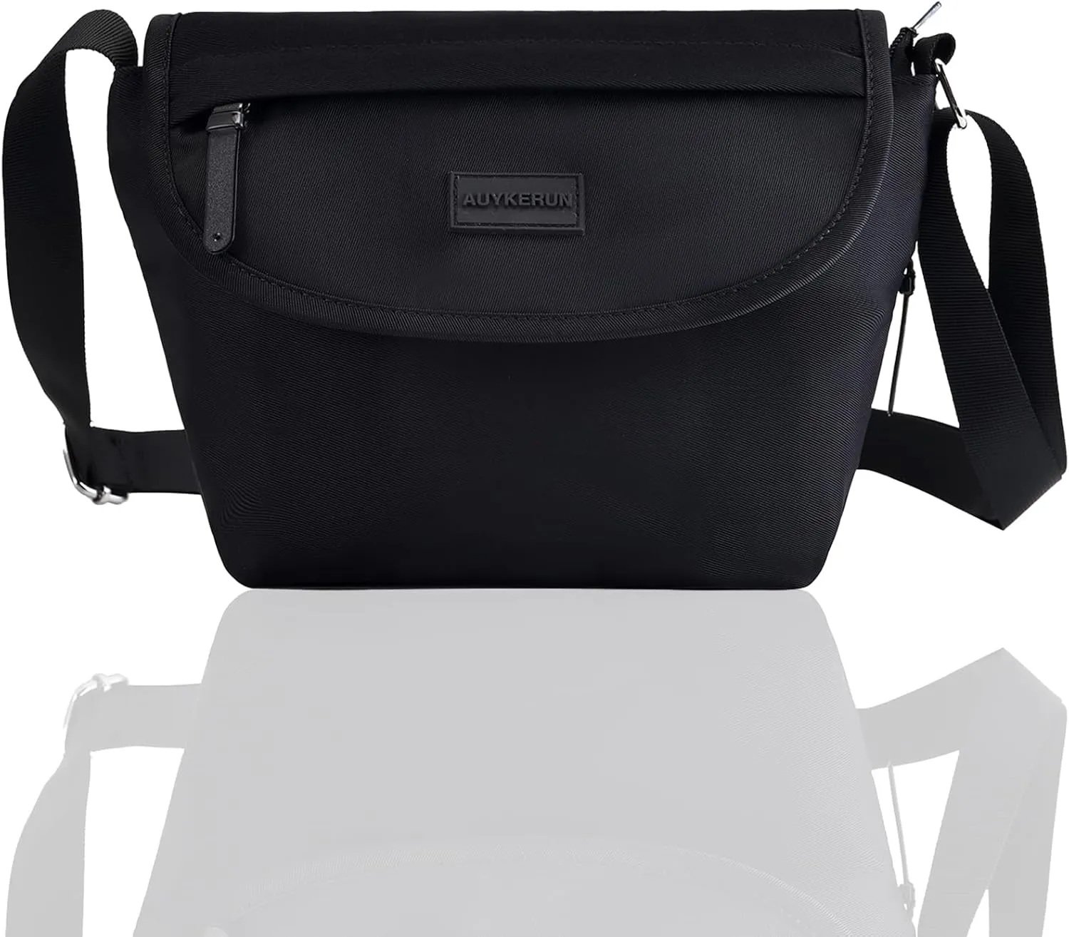 lightweight small crossbody bag, double-layer nylon waterproof, multi pocket design, fashionable and versatile travel essential