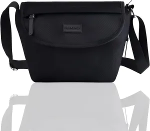 lightweight small crossbody bag, double-layer nylon waterproof, multi pocket design, fashionable and versatile travel essential