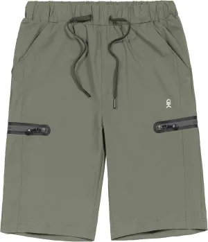Little Donkey Andy Women's Ultra Stretch Quick Dry Lightweight Bermuda Shorts Drawstring Zipper Pocket Hiking Travel Workout