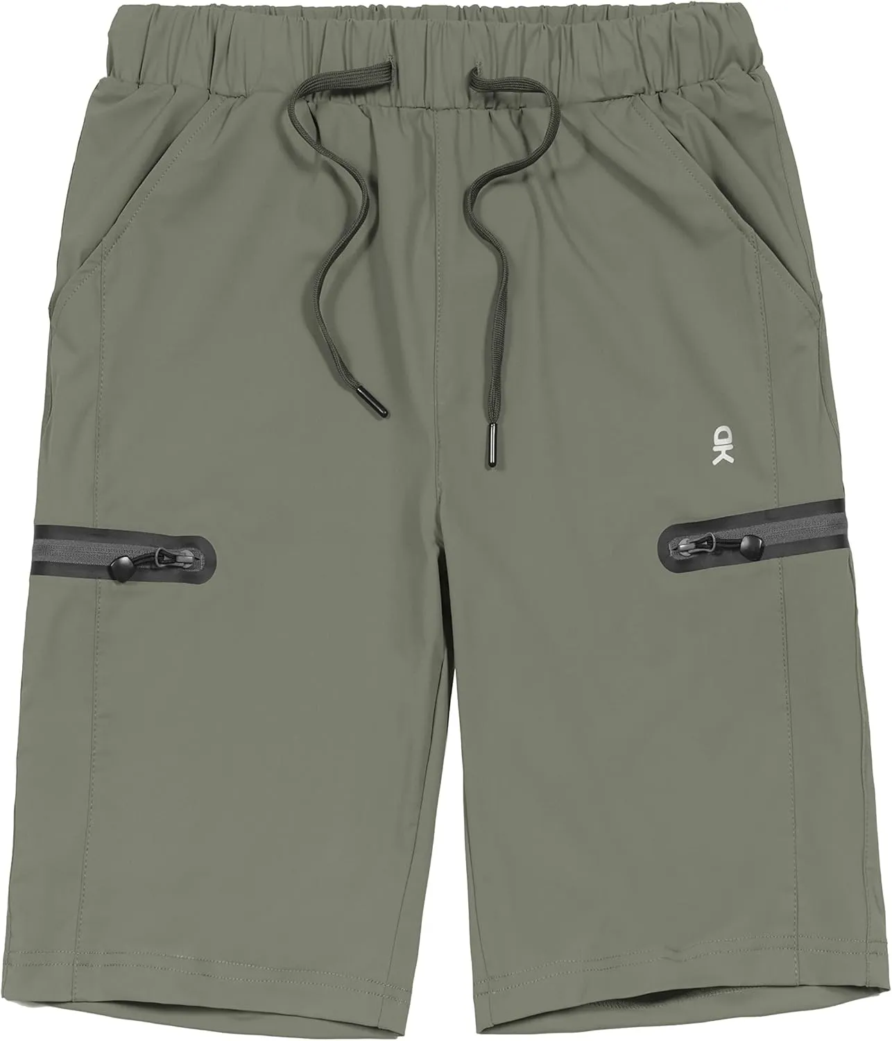 Little Donkey Andy Women's Ultra Stretch Quick Dry Lightweight Bermuda Shorts Drawstring Zipper Pocket Hiking Travel Workout