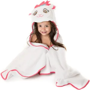 Little Tinkers World Premium Hooded Towels for Kids | Beach Or Bath Towel | Llama Design | Ultra Soft and Extra Large | 100% Cotton Childrens Swimming/Bath Towel with Hood for Girls and Boys