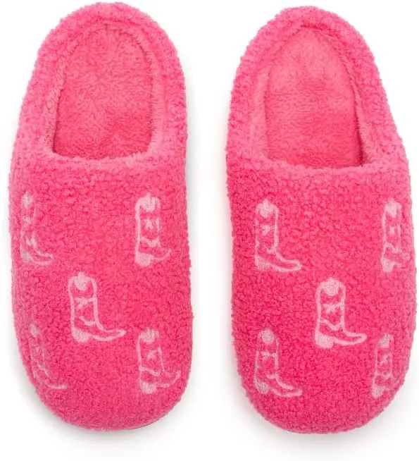 Living Royal Plush Slippers, Cozy Non-Slip Rubber Sole, Soft 100% Polyester, Silly Funny Comfortable Fuzzy Design