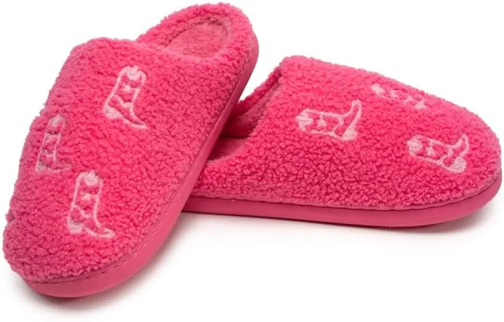 Living Royal Plush Slippers, Cozy Non-Slip Rubber Sole, Soft 100% Polyester, Silly Funny Comfortable Fuzzy Design