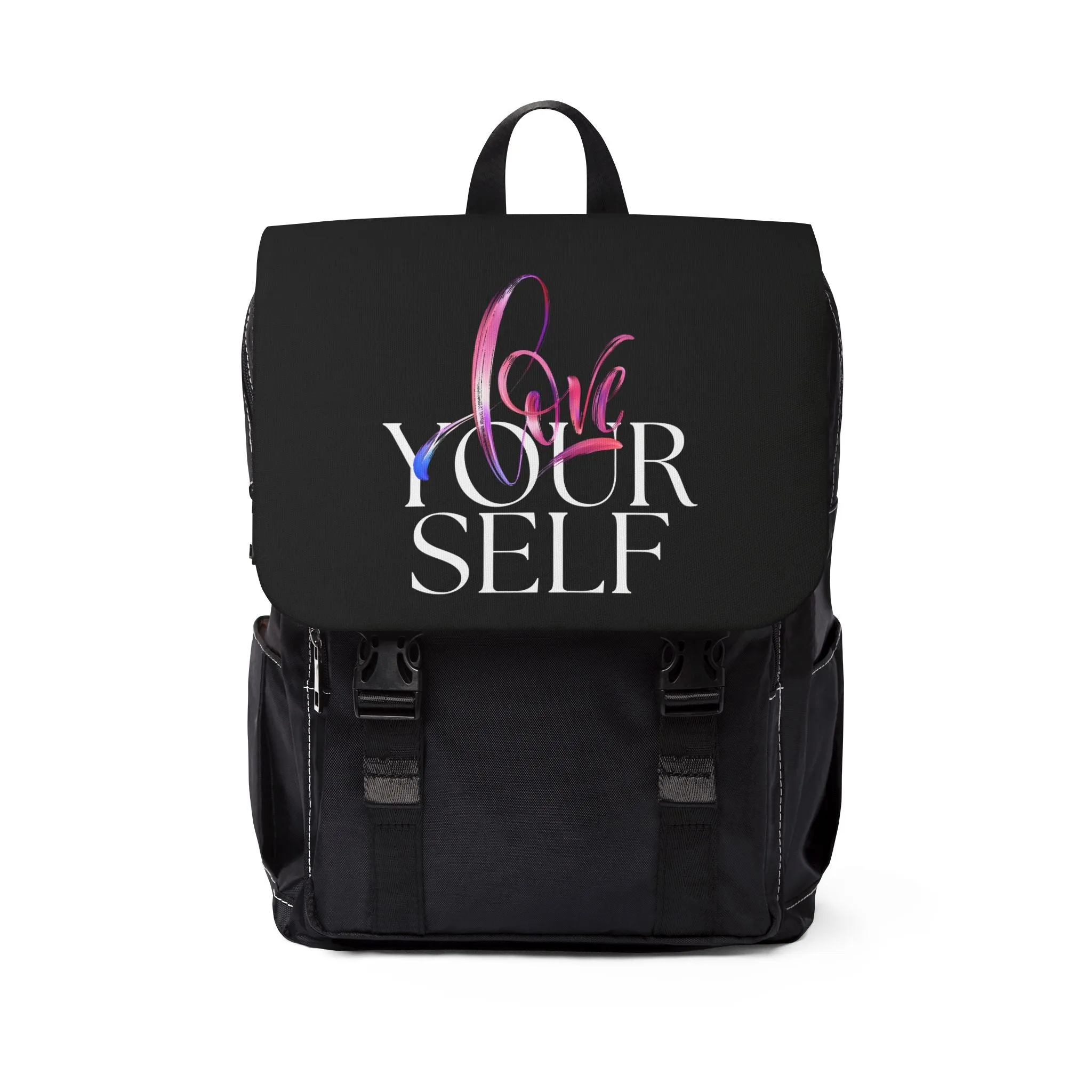 Love yourself Shoulder Backpack