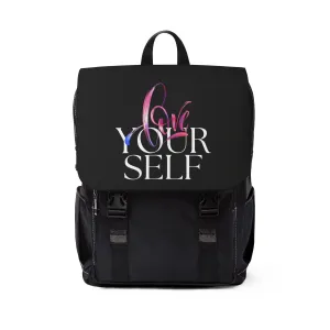 Love yourself Shoulder Backpack
