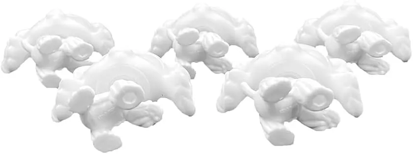 LPSCB 5pcs Cocker Spaniel Dog White Base for Pet Shop Custom DIY Paint Design Your Pet