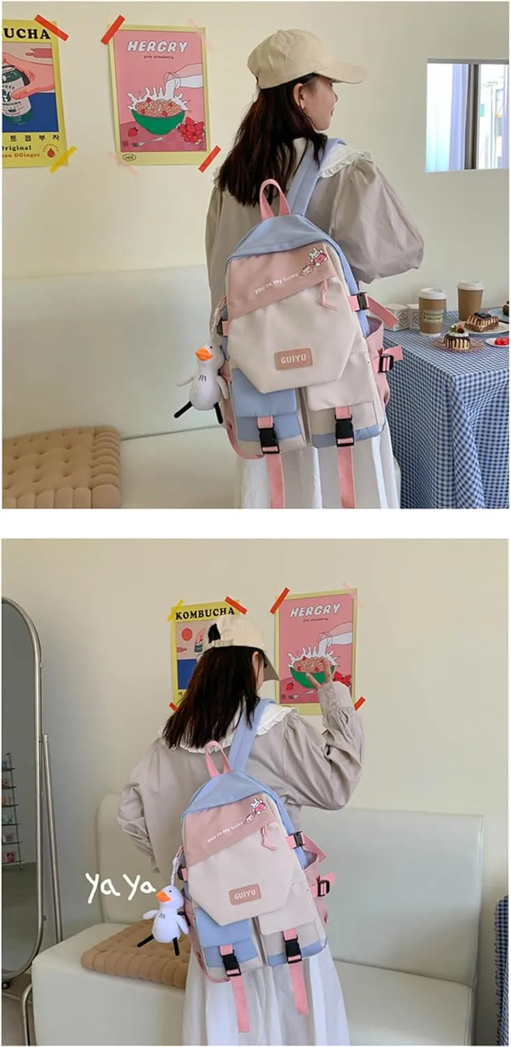 Luminous Korean Backpack Daypack Laptop Bag Handbag School Bag Bookbag 1