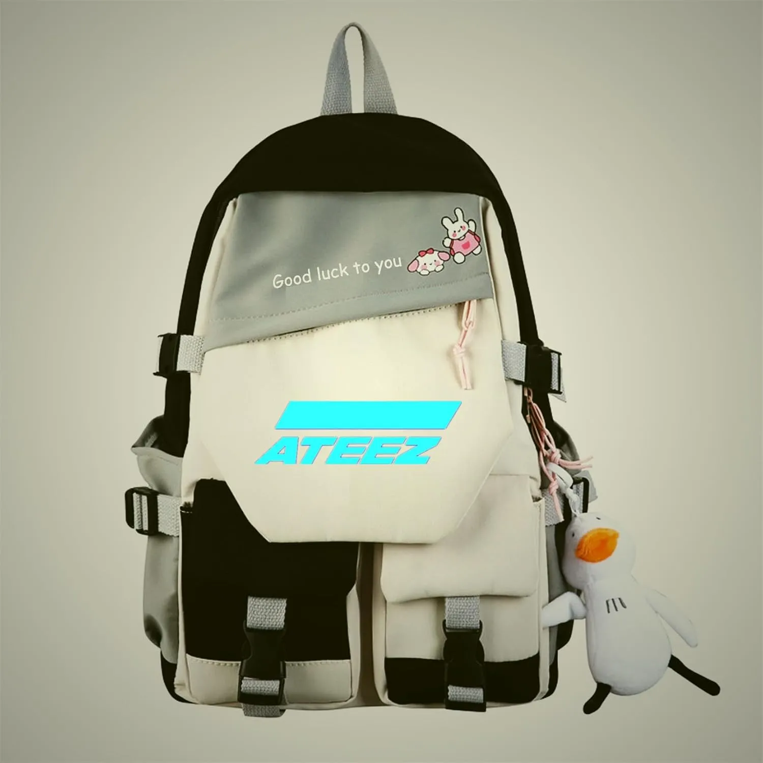 Luminous Korean Backpack Daypack Laptop Bag Handbag School Bag Bookbag 1