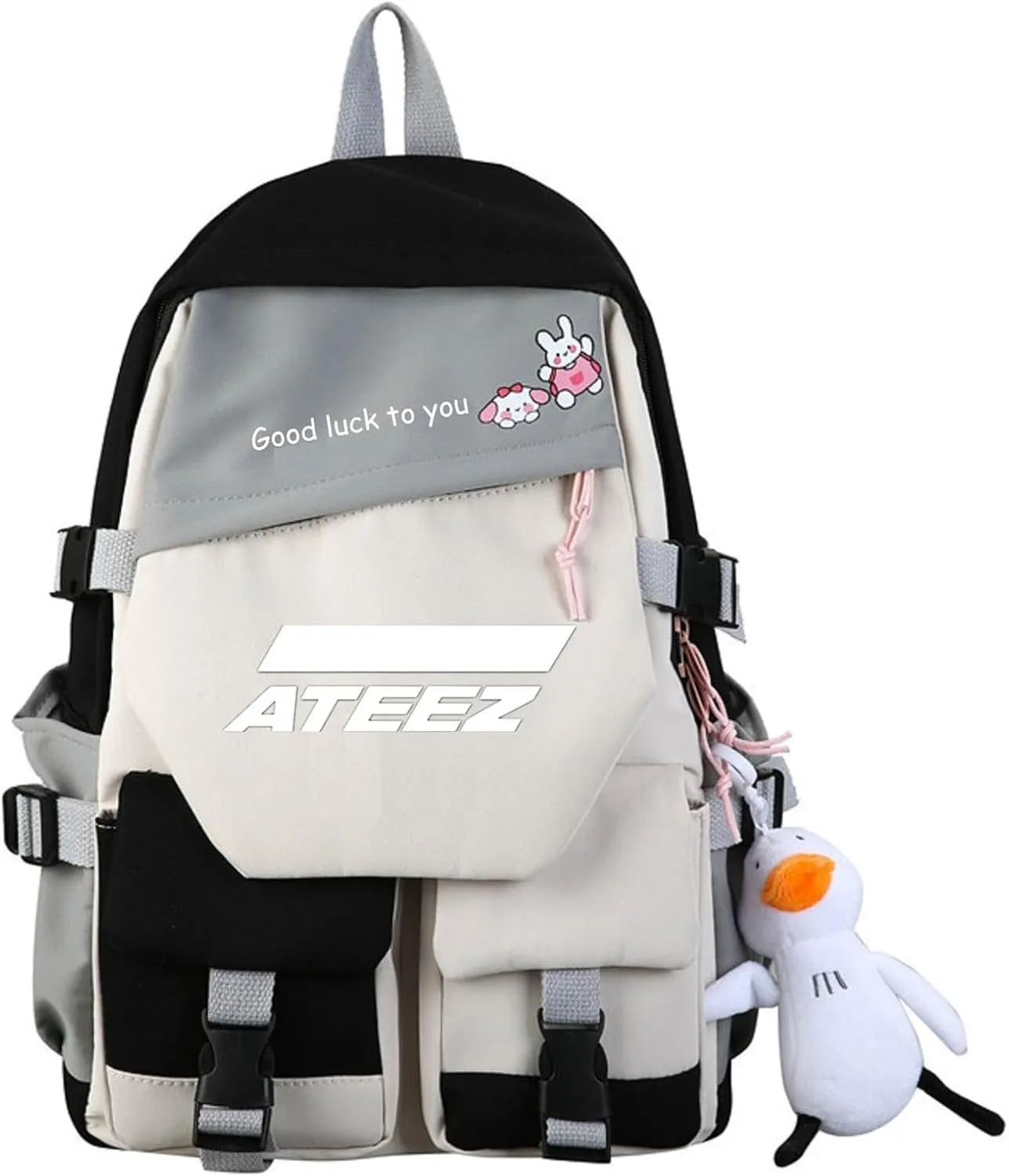 Luminous Korean Backpack Daypack Laptop Bag Handbag School Bag Bookbag 1