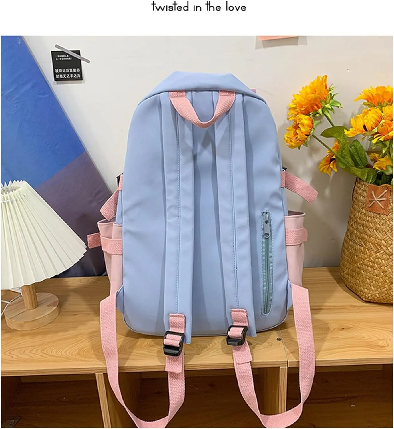 Luminous Korean Backpack Daypack Laptop Bag Handbag School Bag Bookbag 1