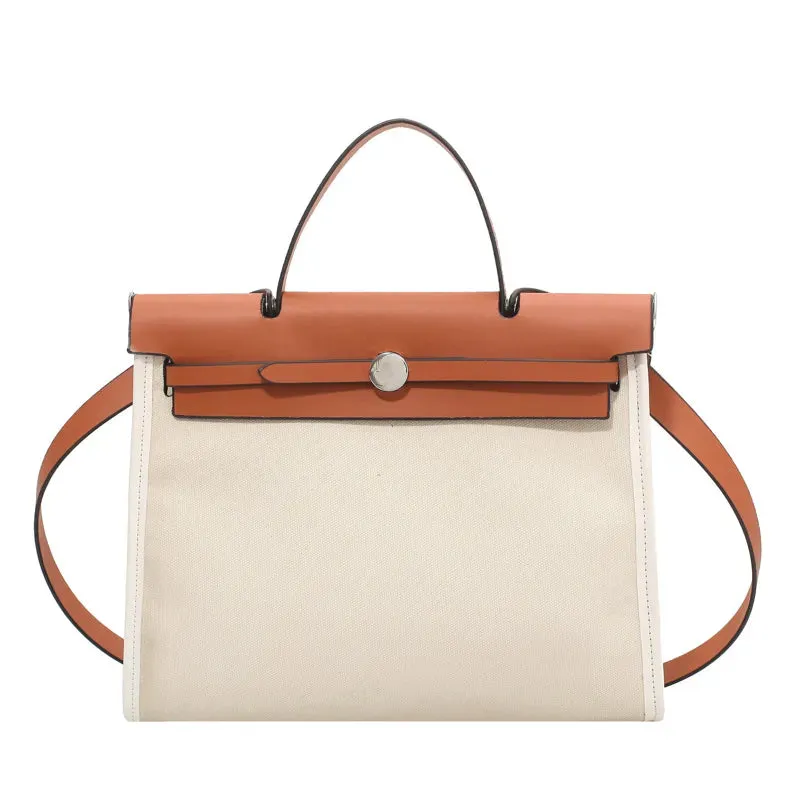 Luxury Patent Leather Women'S Bag Herbag liner zipped Handbags Contrast Color Hand Bill of lading shoulder Bag handtassen dames