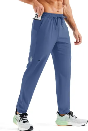 MAGCOMSEN Men's Lightweight Hiking Pants Quick Dry Travel Pants for Men with 3 Pockets Breathable for Casual Outdoor