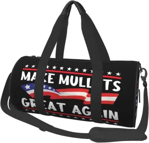 Make Mullets Great Again Duffel Bag Gym Bag Travel Sports Tote Large Foldable Beach Swim Yoga3