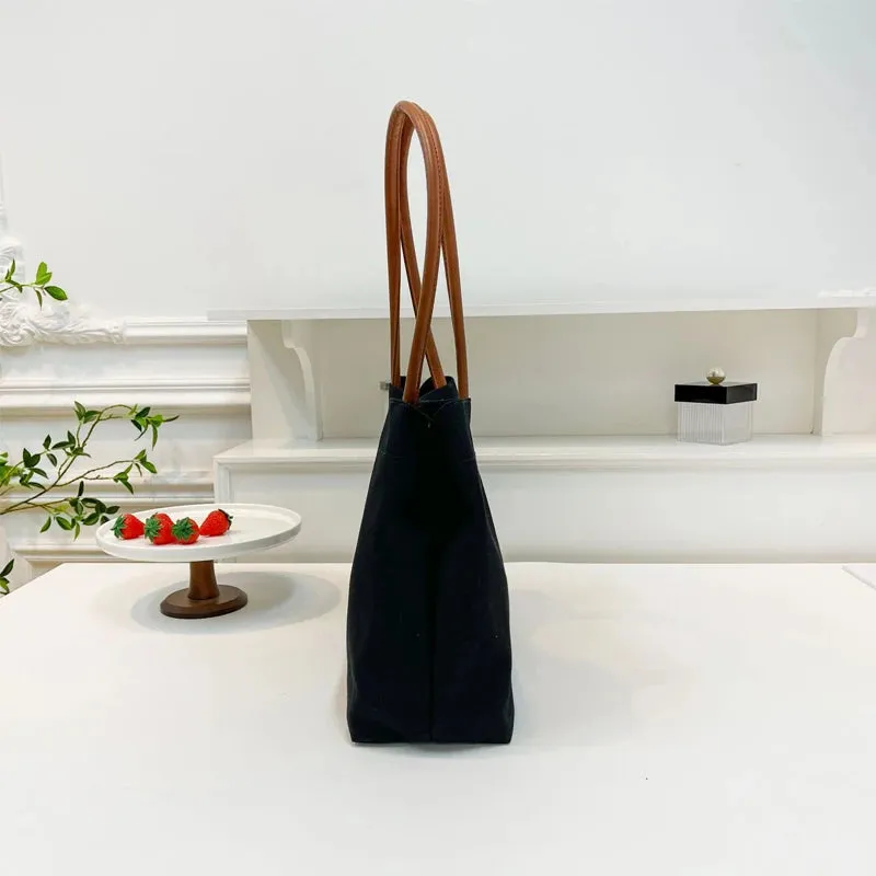 Mama Tote Bag Canvas Fashion Mommy Shoulder Bags Large Capacity Baby Care Diaper Storage Stroller Handbag Mother Gifts