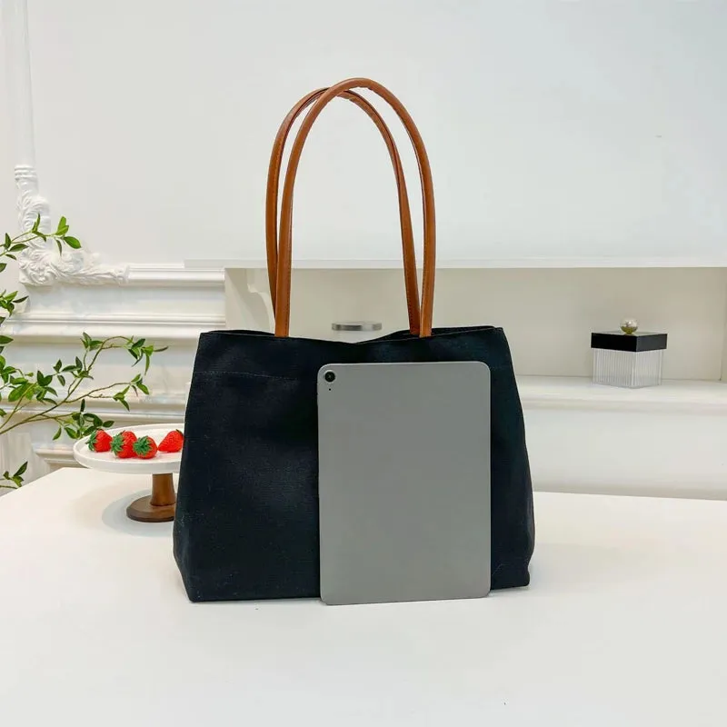 Mama Tote Bag Canvas Fashion Mommy Shoulder Bags Large Capacity Baby Care Diaper Storage Stroller Handbag Mother Gifts