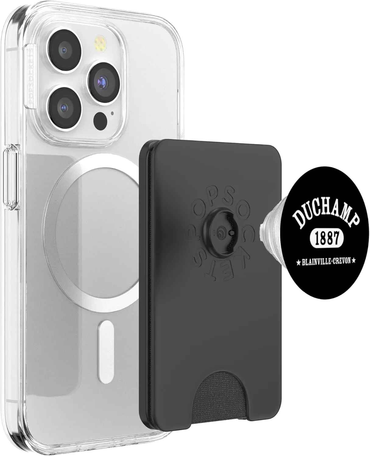 MARCEL DUCHAMP Classic Athletic Design PopSockets PopWallet for MagSafe