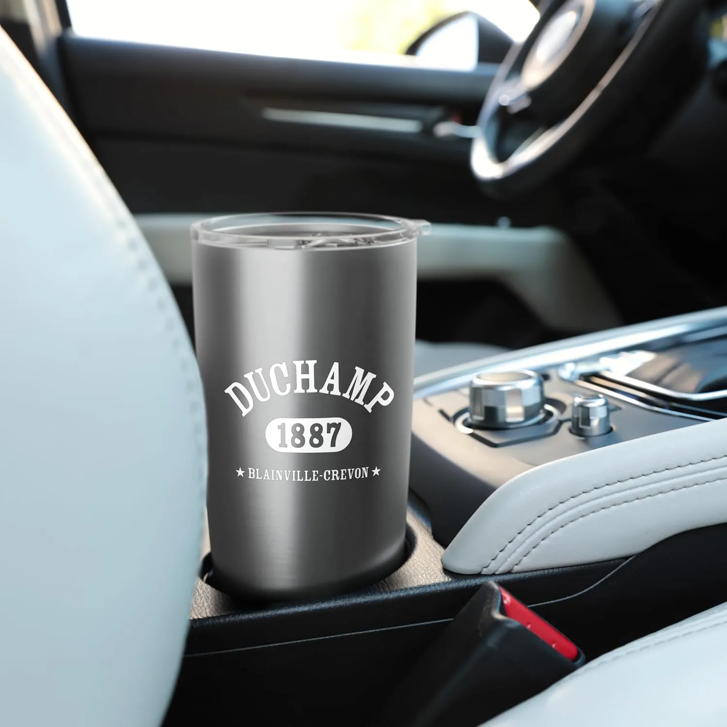 MARCEL DUCHAMP Classic Athletic Design Stainless Steel Insulated Tumbler