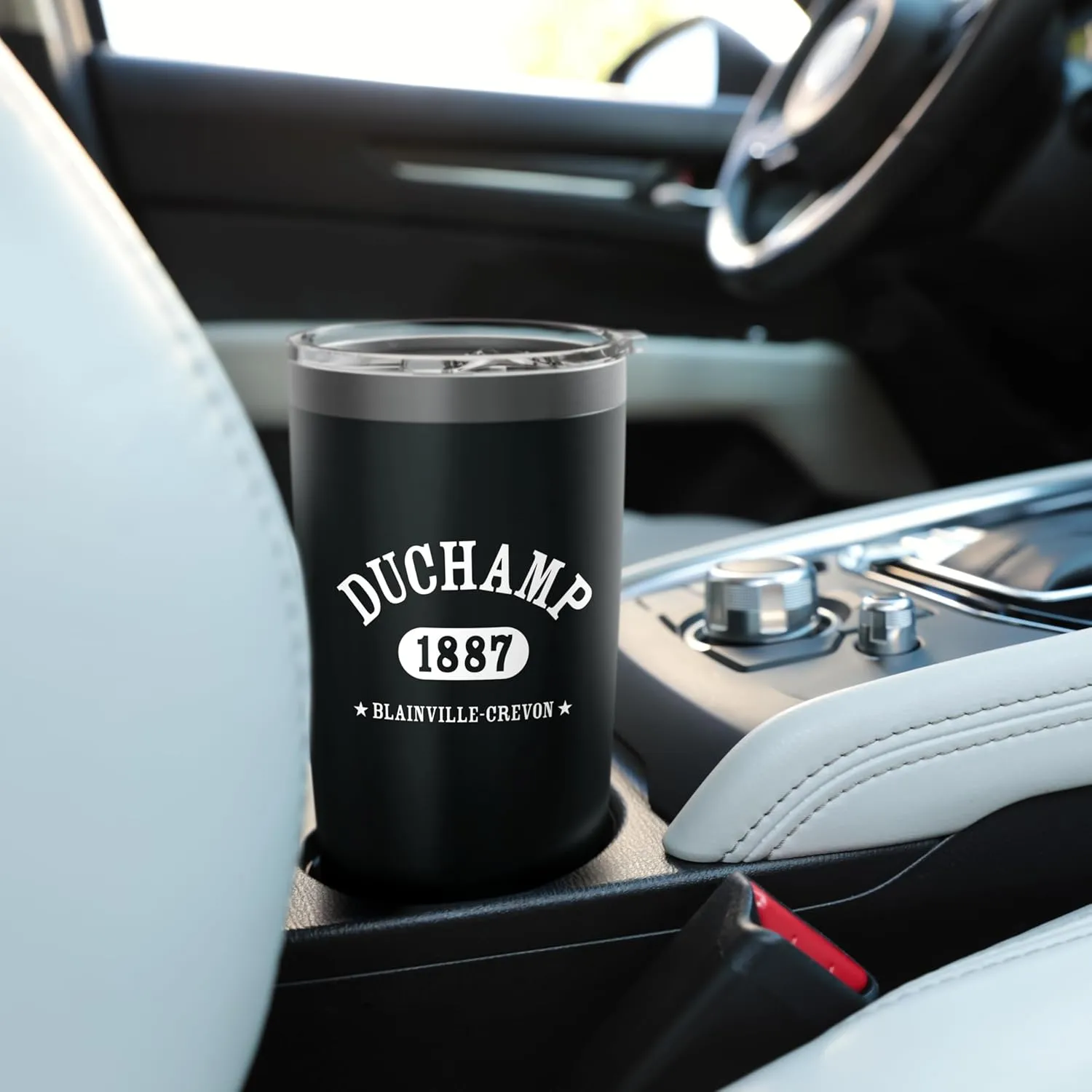 MARCEL DUCHAMP Classic Athletic Design Stainless Steel Insulated Tumbler