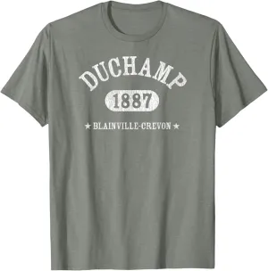MARCEL DUCHAMP Classic Athletic Design With Details T-Shirt