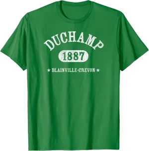 MARCEL DUCHAMP Classic Athletic Design With Details T-Shirt