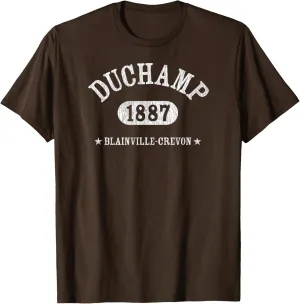 MARCEL DUCHAMP Classic Athletic Design With Details T-Shirt