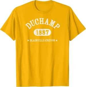 MARCEL DUCHAMP Classic Athletic Design With Details T-Shirt