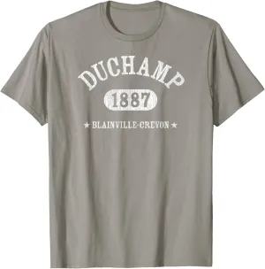 MARCEL DUCHAMP Classic Athletic Design With Details T-Shirt