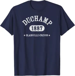 MARCEL DUCHAMP Classic Athletic Design With Details T-Shirt