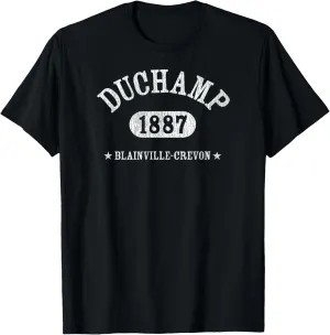 MARCEL DUCHAMP Classic Athletic Design With Details T-Shirt