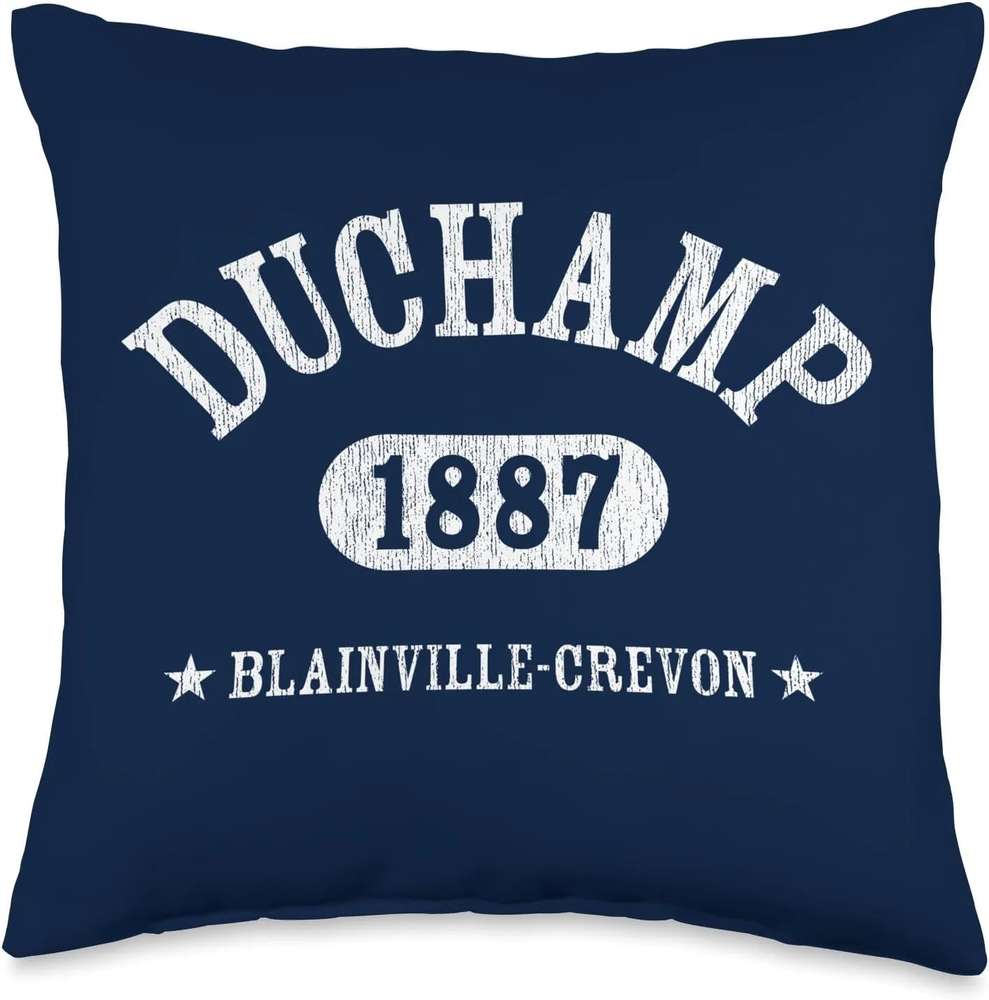 MARCEL DUCHAMP Classic Athletic Design With Details Throw Pillow
