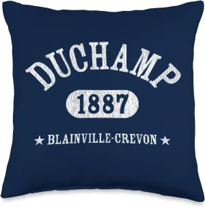 MARCEL DUCHAMP Classic Athletic Design With Details Throw Pillow