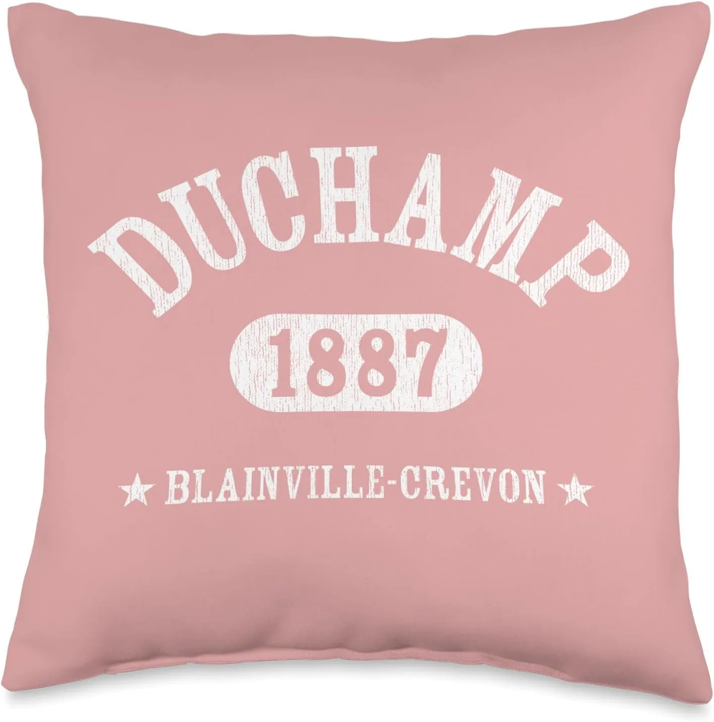 MARCEL DUCHAMP Classic Athletic Design With Details Throw Pillow