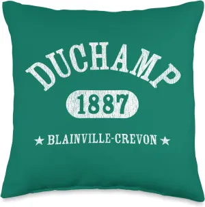 MARCEL DUCHAMP Classic Athletic Design With Details Throw Pillow
