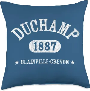 MARCEL DUCHAMP Classic Athletic Design With Details Throw Pillow