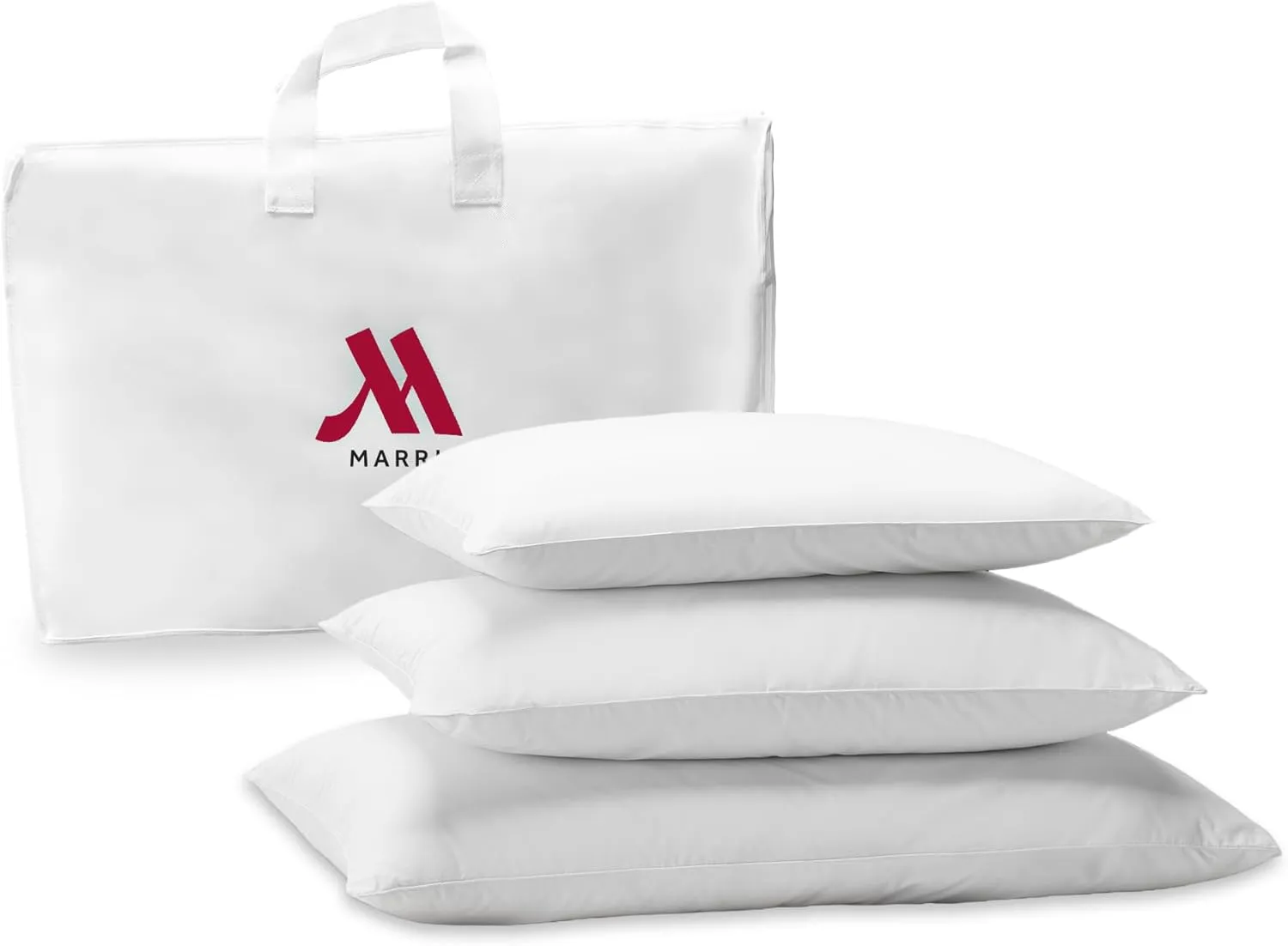 Marriott Down Alternative Eco Pillow - Pillow with 100% Recycled Fill - Set of 2 - Queen (20" x 30")