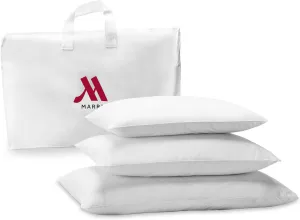 Marriott Down Alternative Eco Pillow - Pillow with 100% Recycled Fill - Set of 2 - Queen (20" x 30")