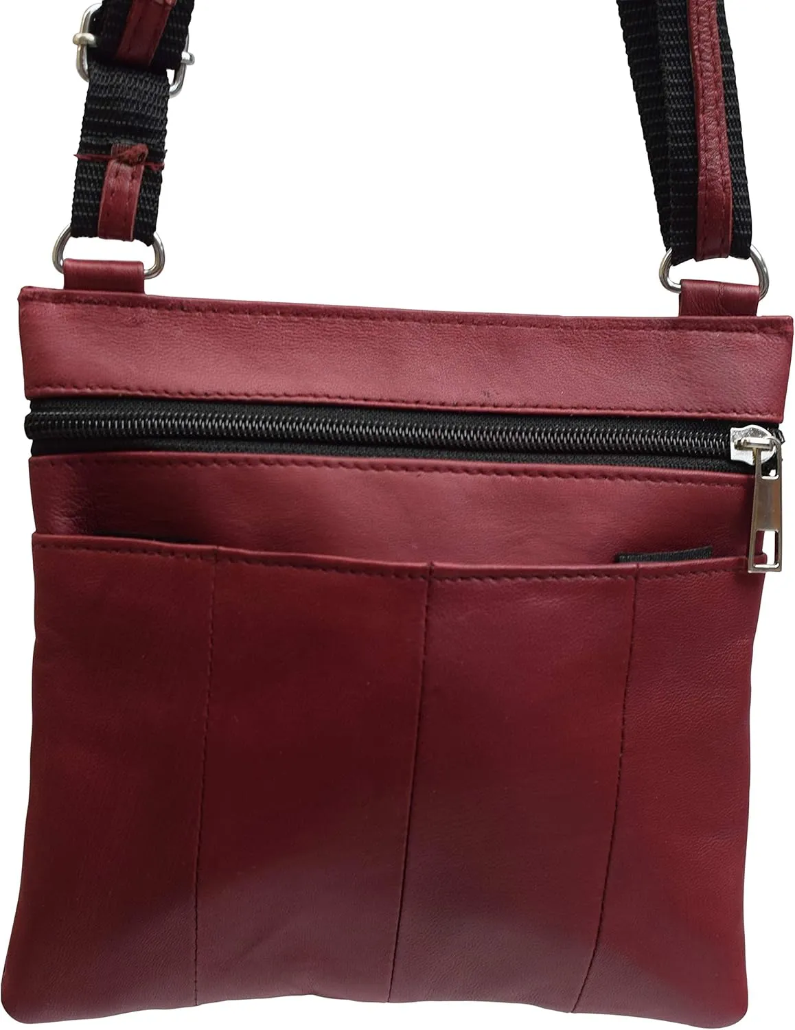 MARSHAL Ladies Genuine Leather Multi-Pocket Shoulder Bag Purse for Womens Colors!!!