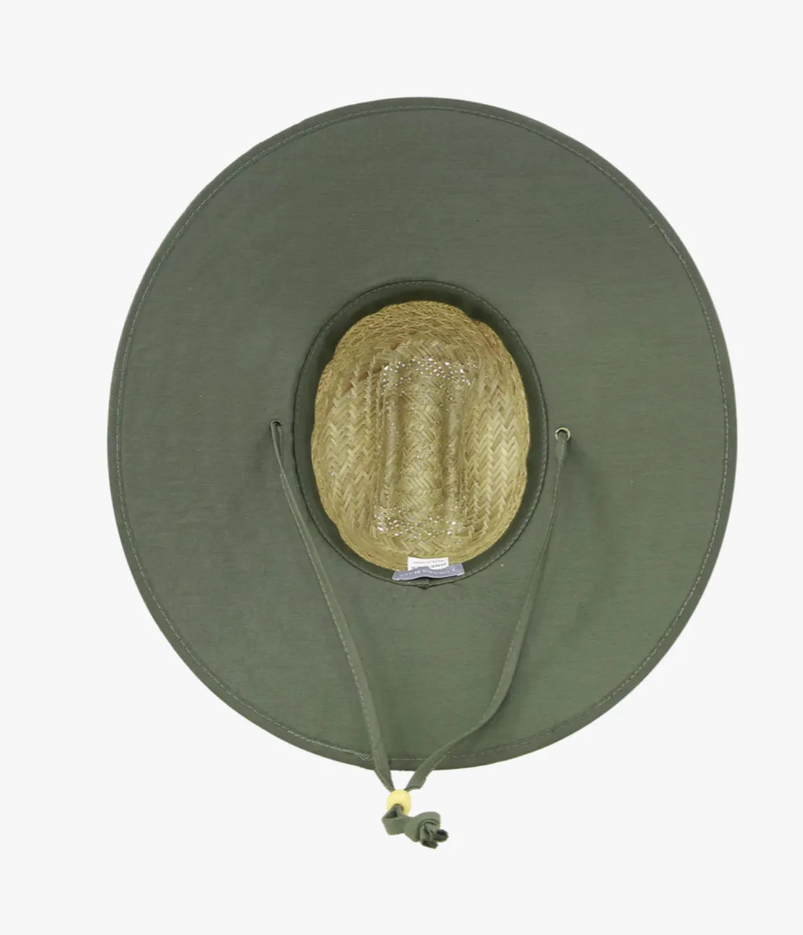 Mat Straw Lifeguard Hats - Decky 528, Lunada Bay with Custom Patch